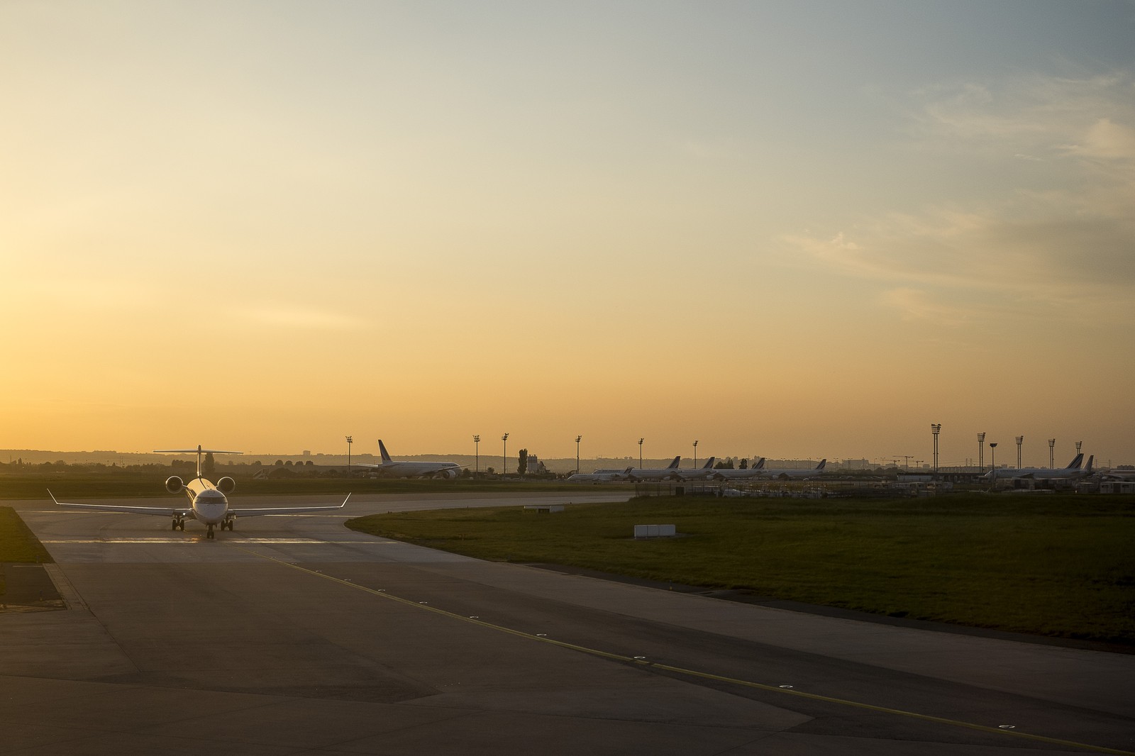 Sur le tarmac