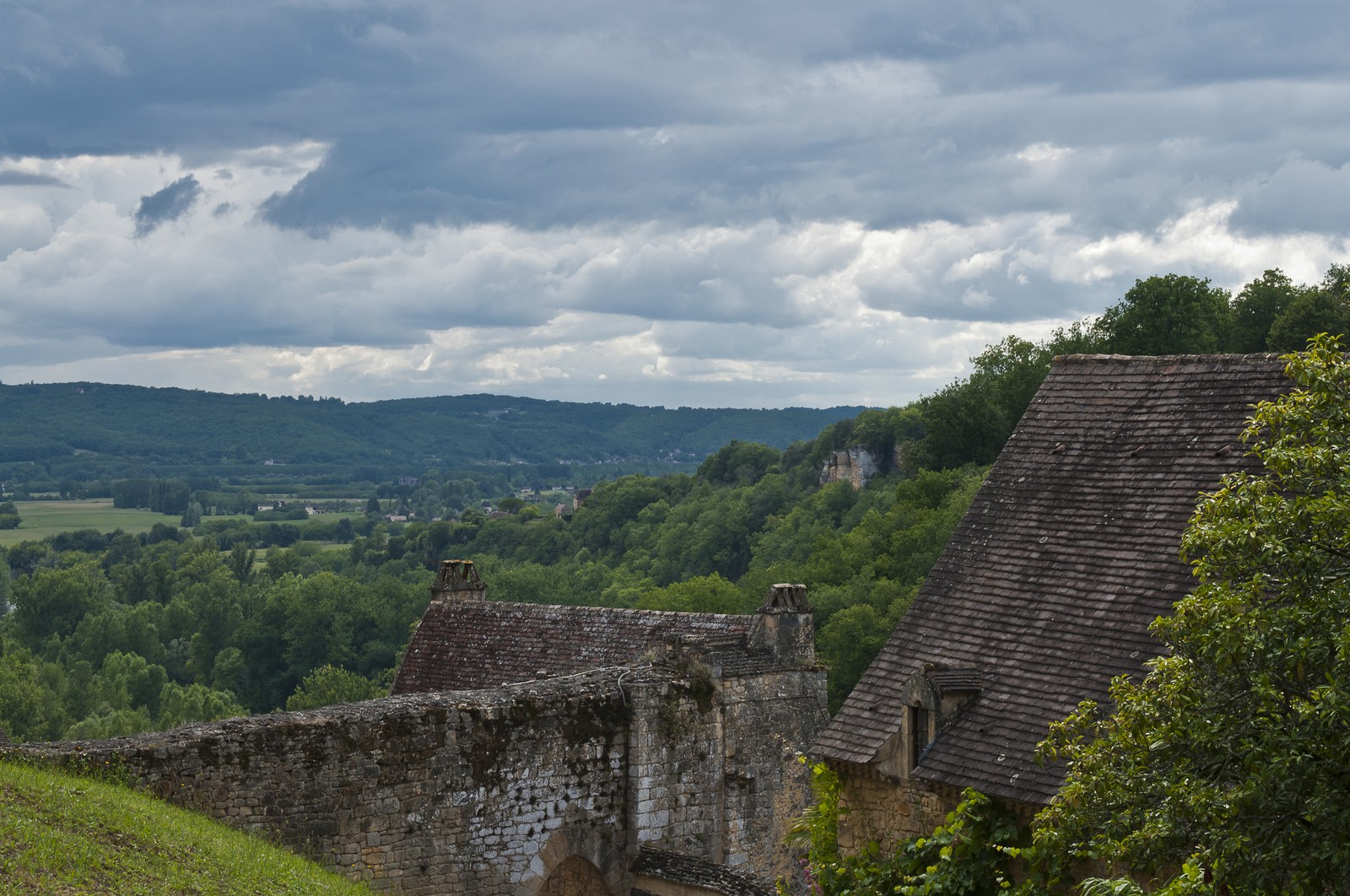 Toits à Beynac