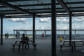Sur la terrasse