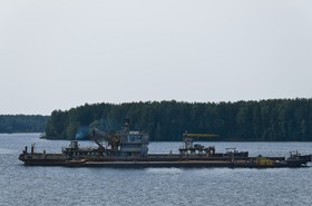 Bateau sur la Volga