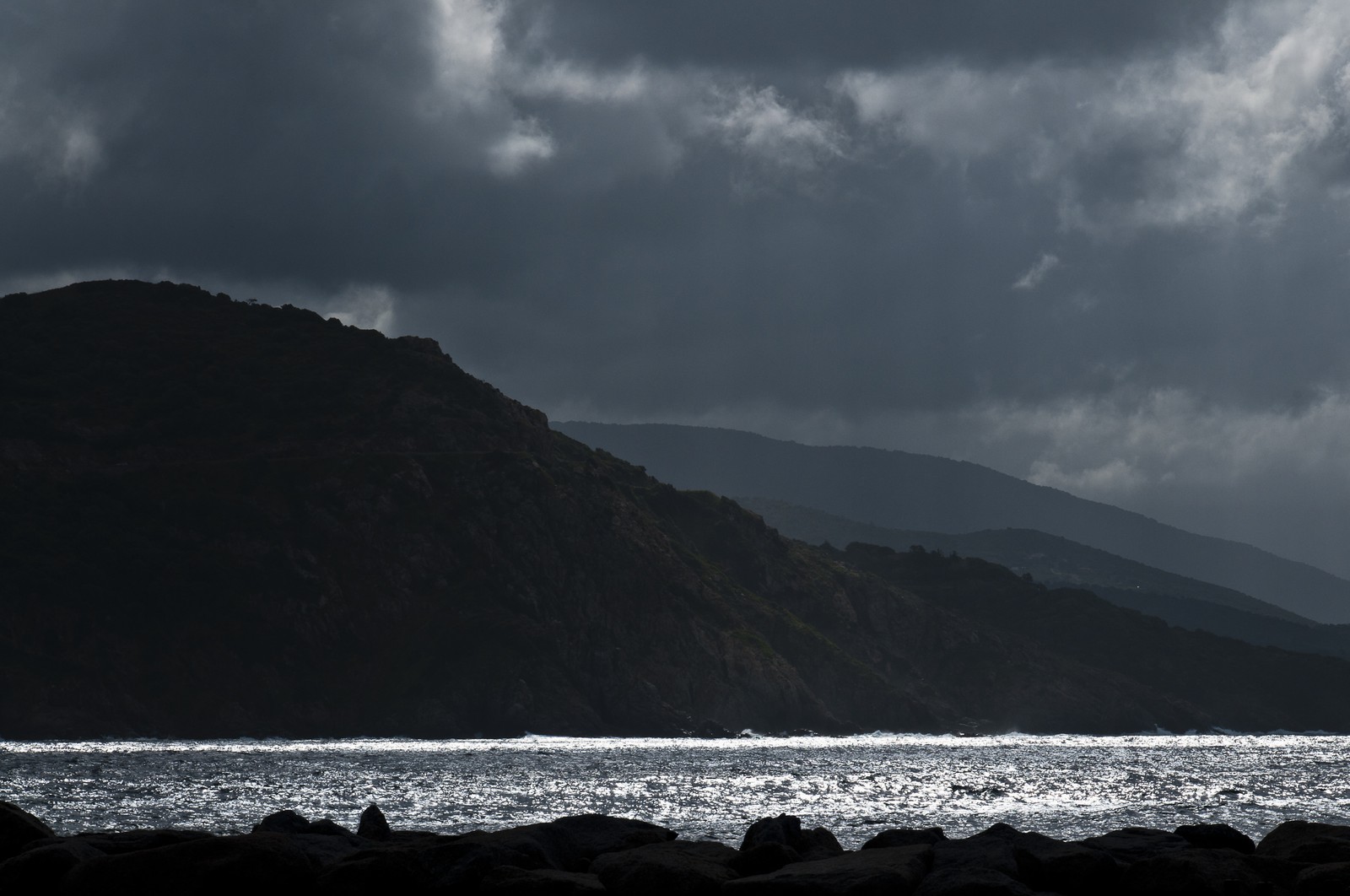 Orage à Cargese