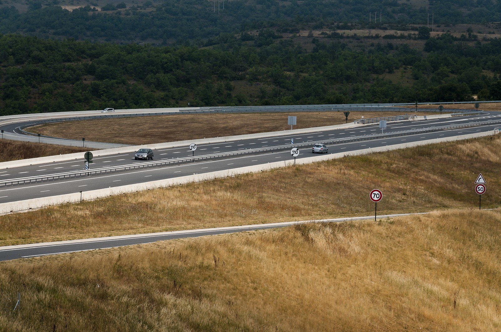 Sortie d'autoroute