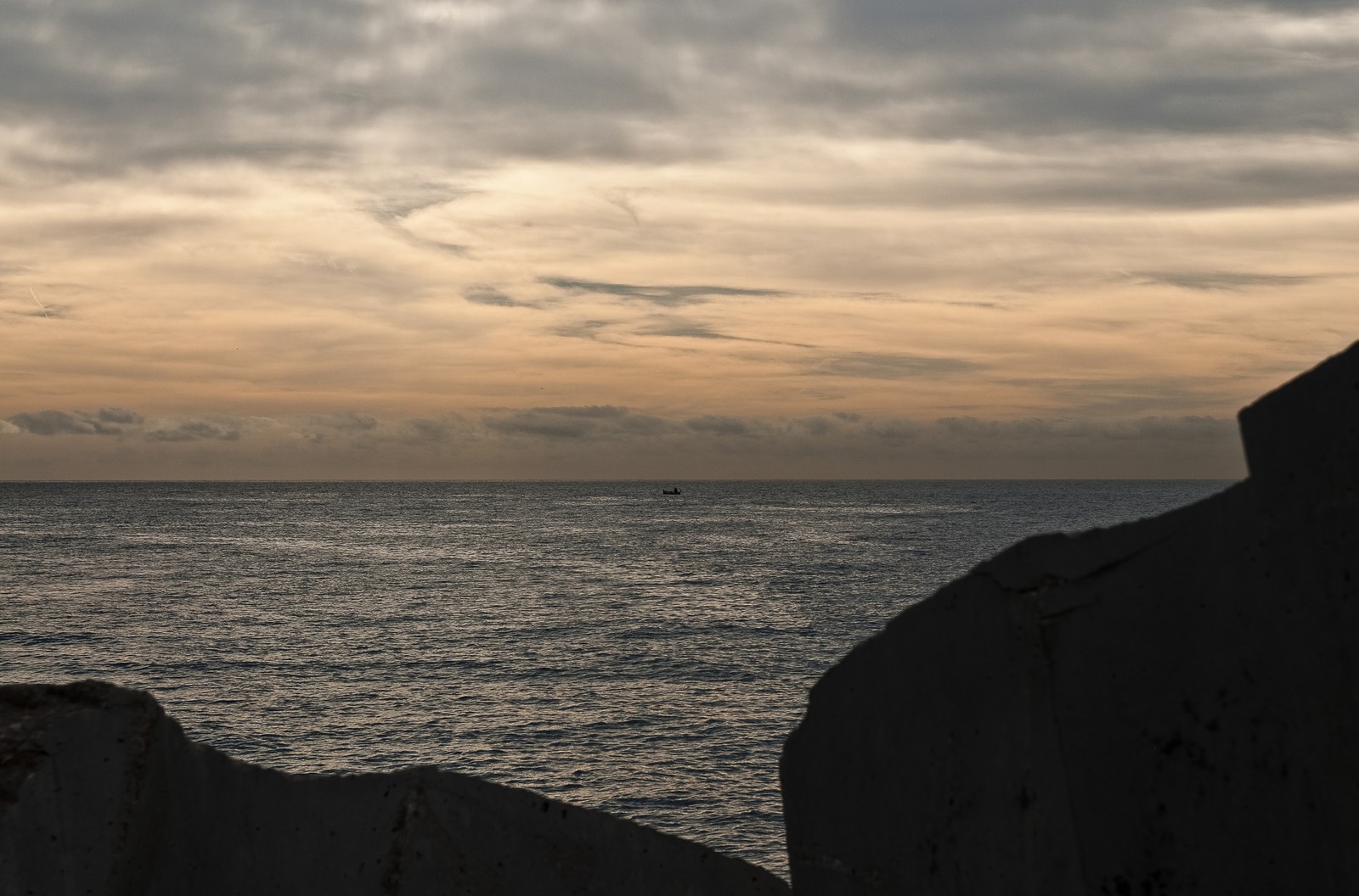 Barque sur la mer