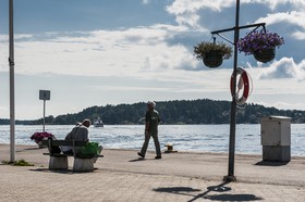Quai à Vaxholm