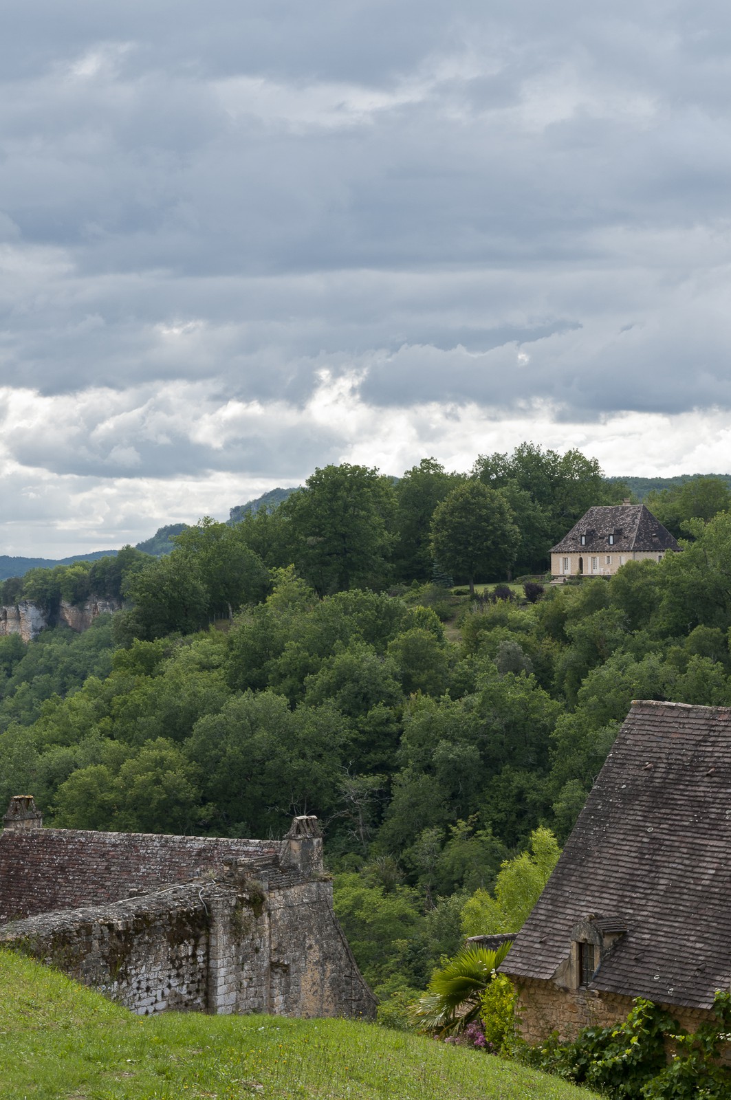 Toits à Beynac