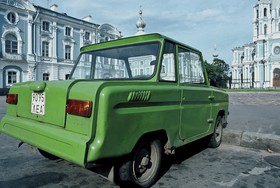 Automobile verte