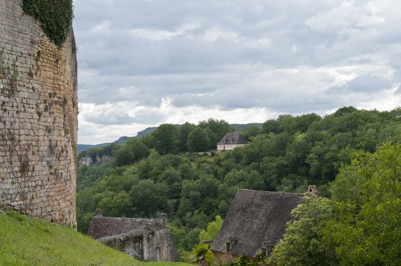 Toits à Beynac