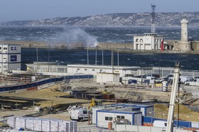 Travaux sur le port