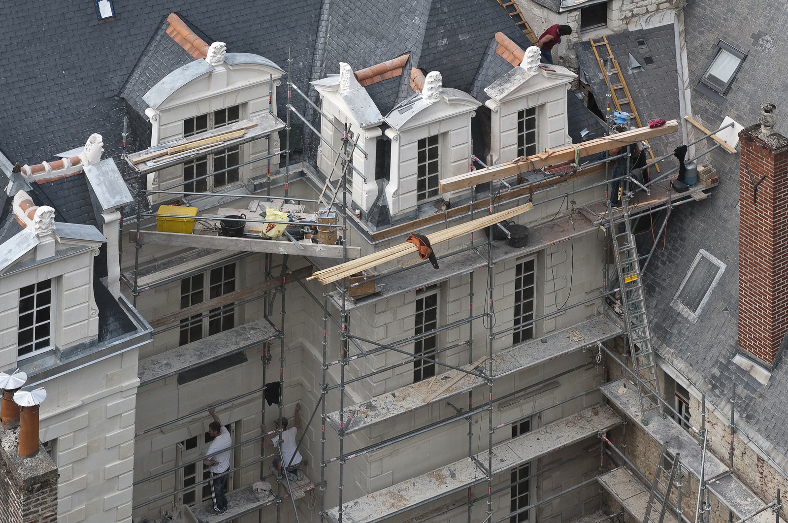 Chantier de rénovation à Amboise Chantier de rénovation à Amboise