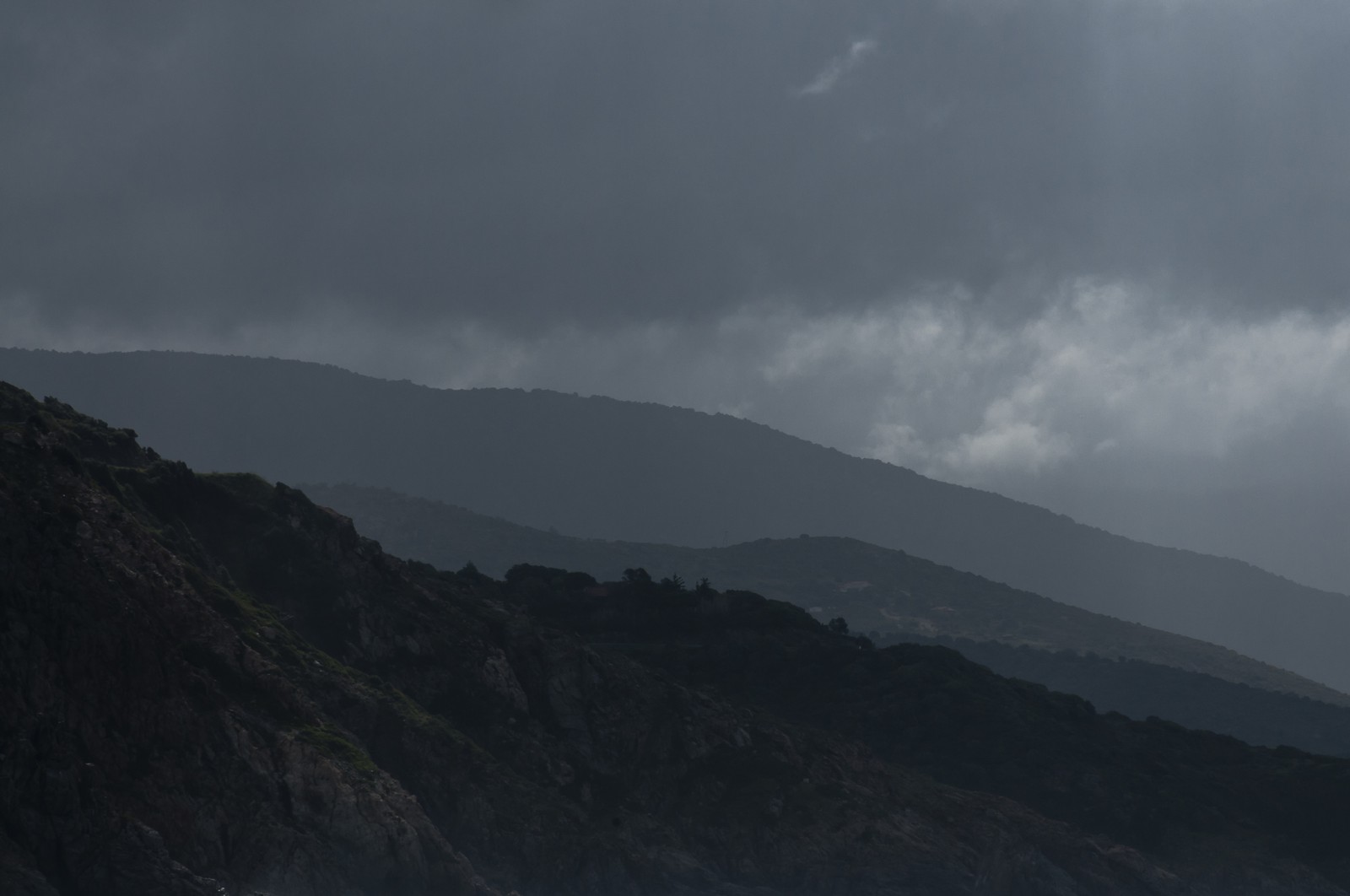 Orage à Cargese